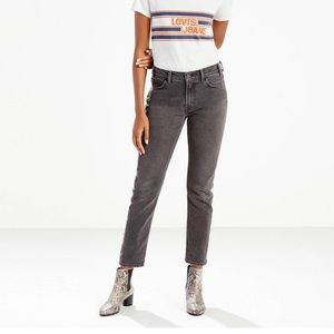 Levi’s orange tab 505 c cropped jeans